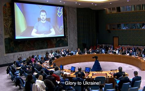 Pełny tekst przemówienia prezydenta Ukrainy, Wołodymyra Zełenskiego na posiedzeniu Rady Bezpieczeństwa ONZ