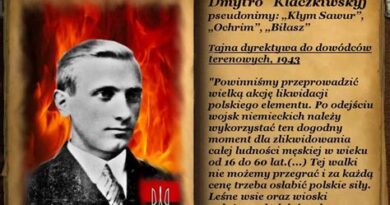 Federalna Służba Bezpieczeństwa Rosji (FSB) opublikowała odtajnione materiały archiwalne, dotyczące likwidacji jednego z organizatorów masakry wołyńskiej