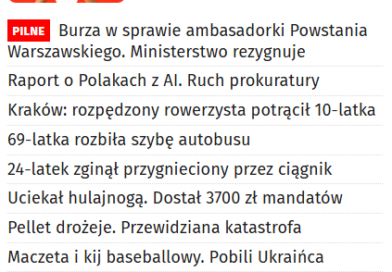 Strona główna „Onetu” przynosi niezwykle ciekawe wieści…